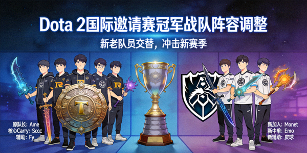 Dota 2国际邀请赛冠军战队阵容调整配图